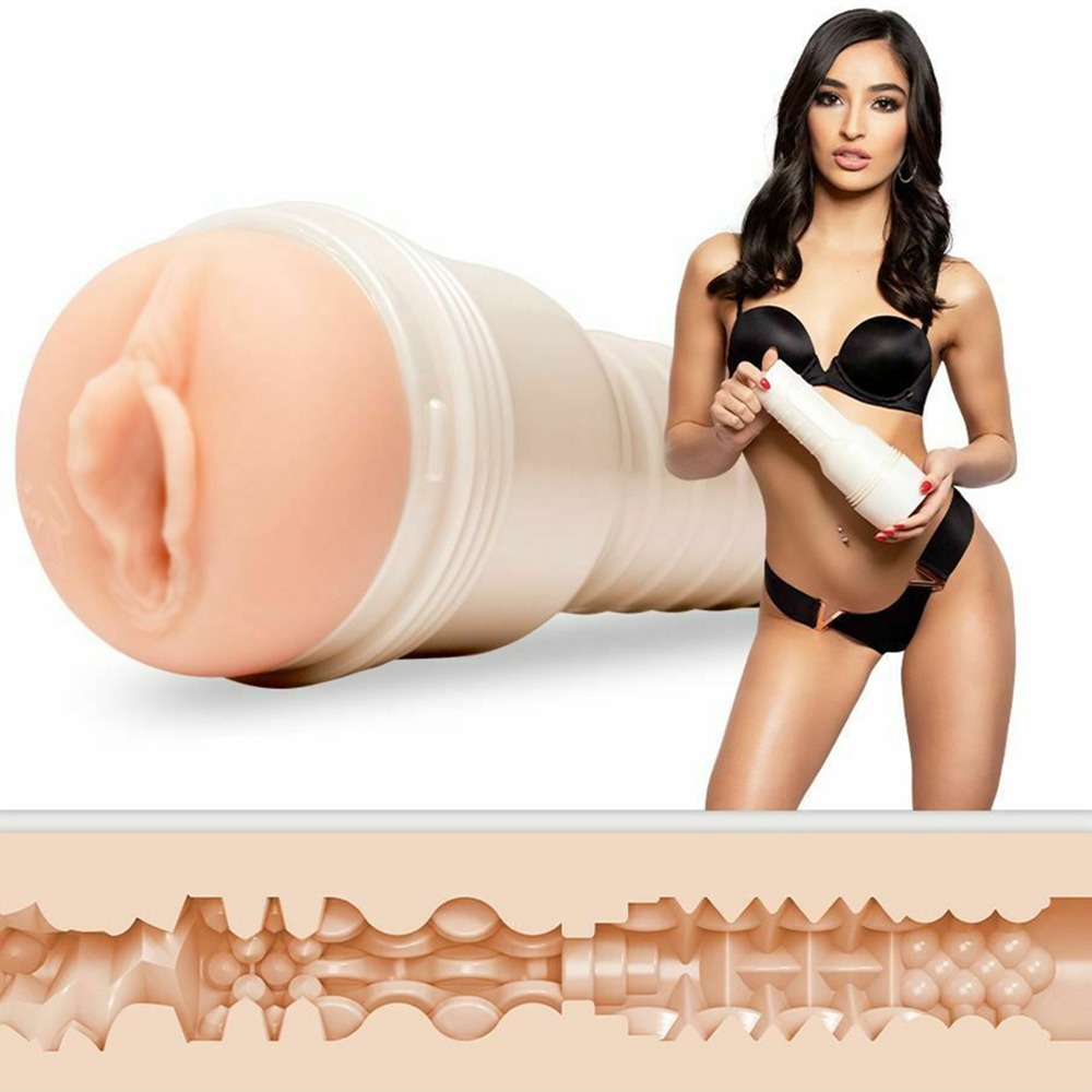 Мастурбатор вагіна в колбі Fleshlight Emily Willis кібершкіра (Superskin), бежевий