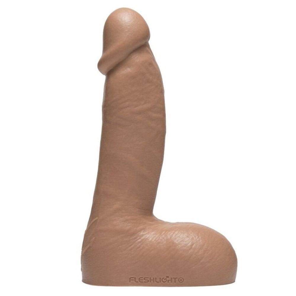 Фалоімітатор з мошонкою, реалістичний Fleshjack Guys JOHNNY SINS DILDO, бежевий, 24.8 х 4.8 см