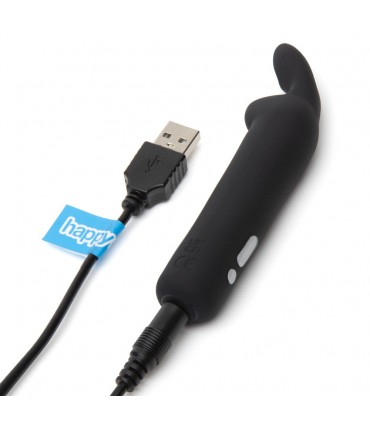 Мини вибратор Happy Rabbit Rechargeable Bullet BLACK