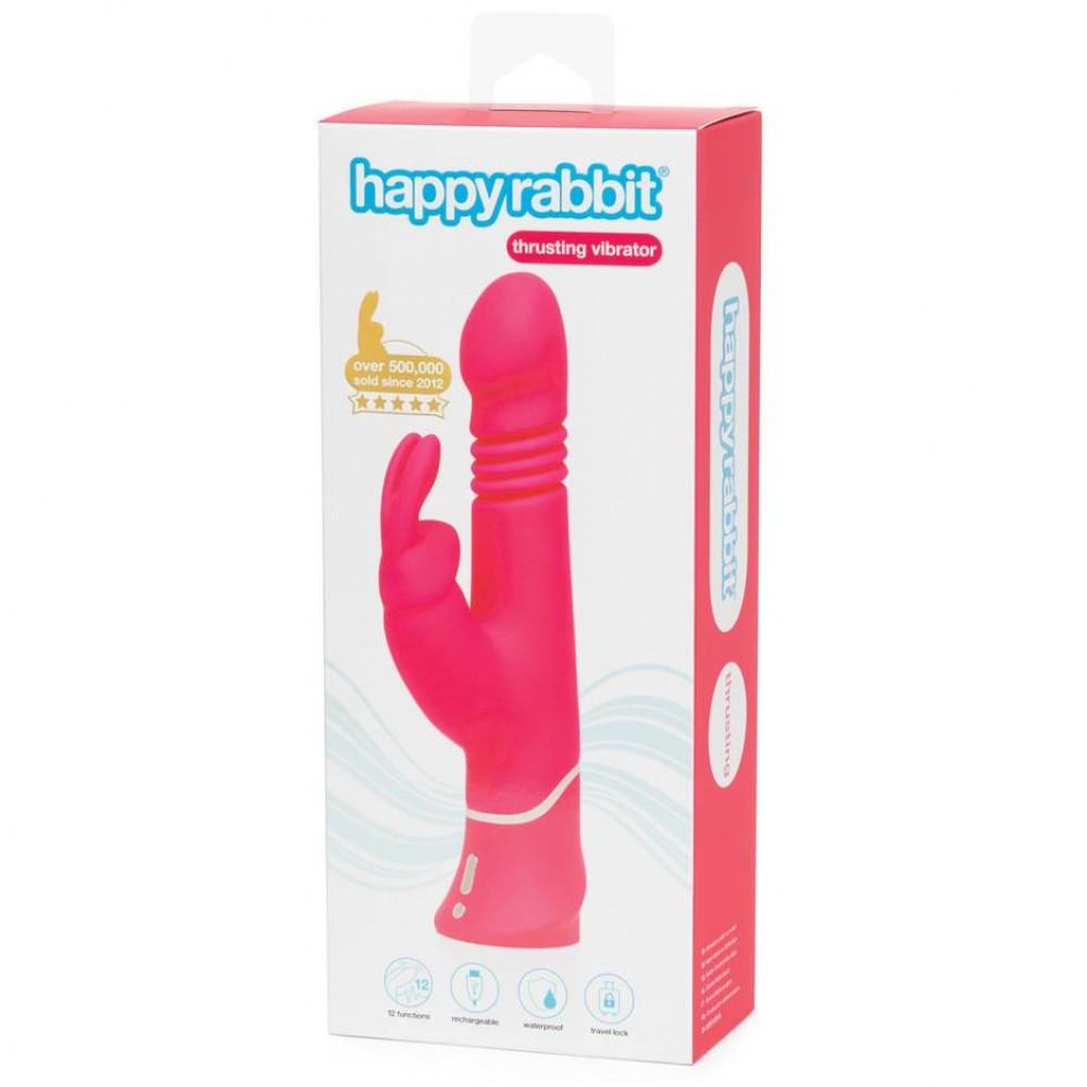 Вібратор кролик Happy Rabbit Thrusting Realistic