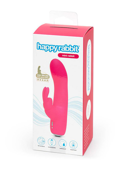 Мини вибратор кролик Happy Rabbit Rechargeable Mini Rabbit Vibrator