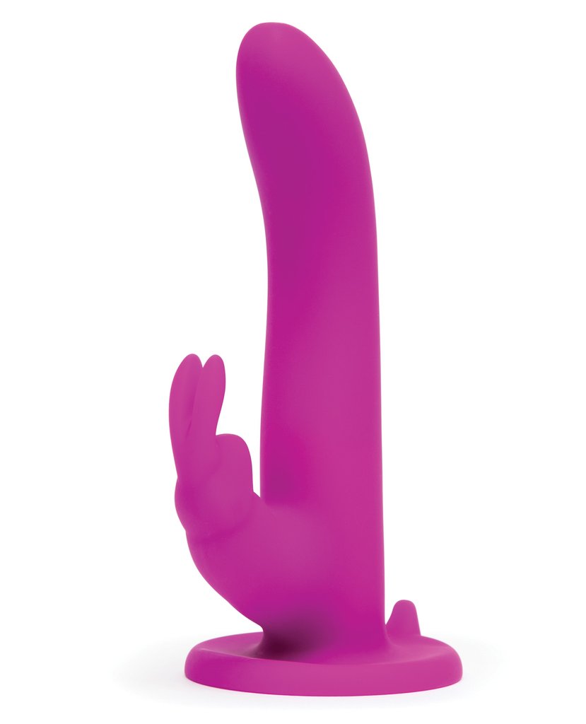 Страпон-кролик з вібрацією та трусиками Happy Rabbit Rechargeable Vibrating Strap-On Harness Set
