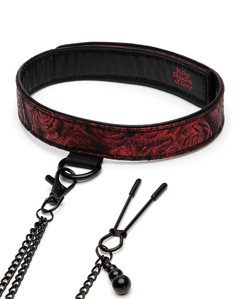 Нашийник із затискачами на соски Sweet Anticipation Fifty Shades of Grey Collar Nipp