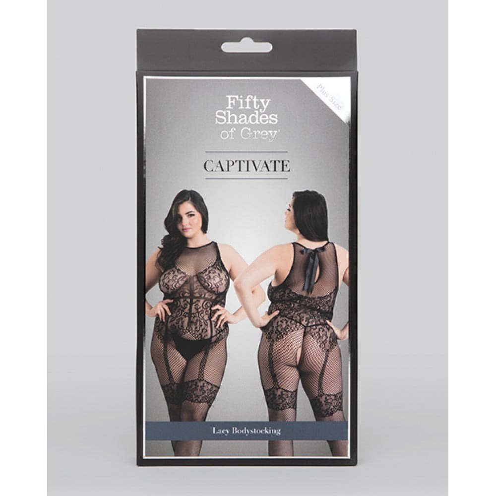 Сексуальний комбінезон Fifty Shades of Grey Captivate Plus Size Black