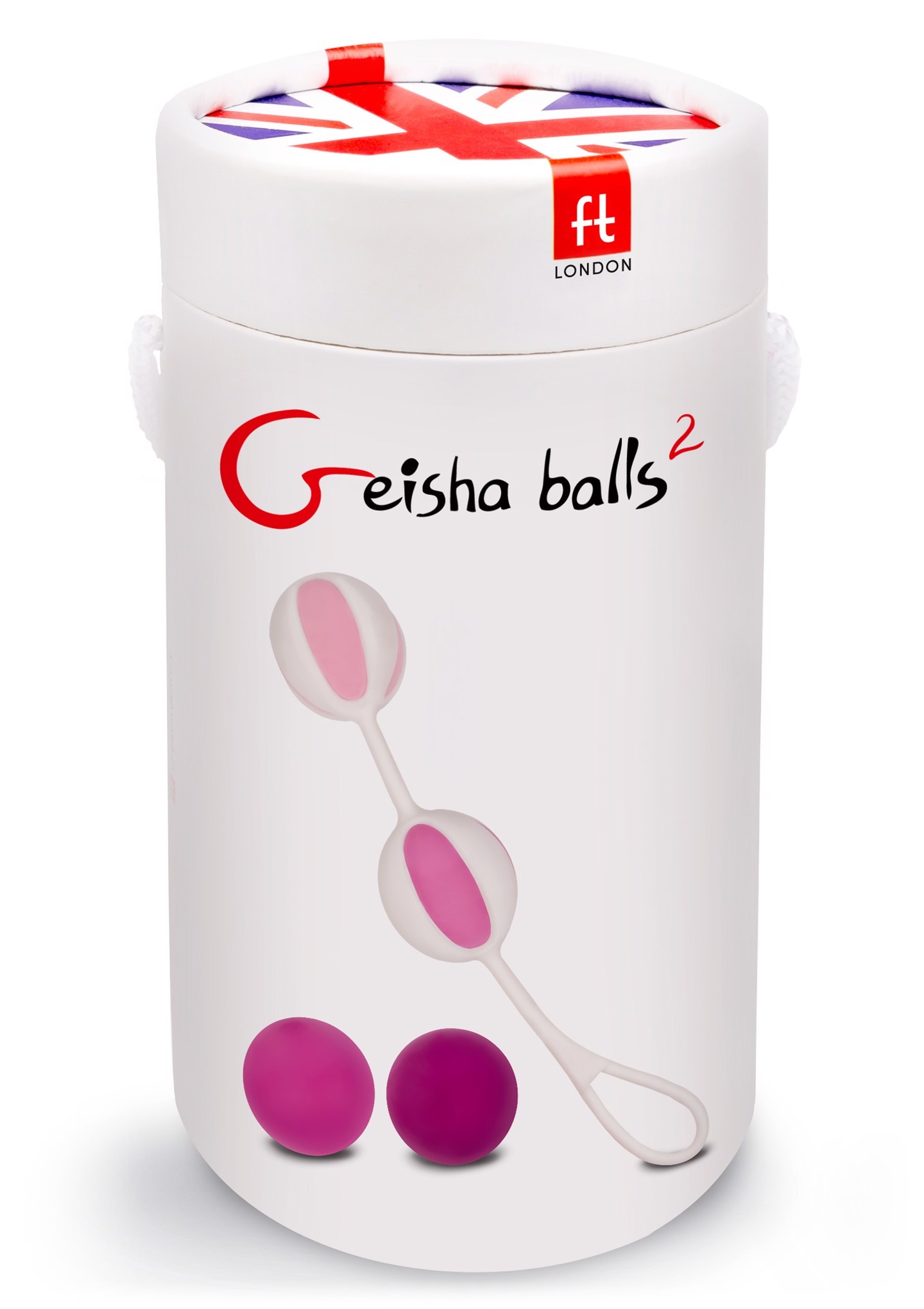 Кулі вагінальні Gvibe Geisha Balls 2 для тренування інтимних м'язів, рожеві