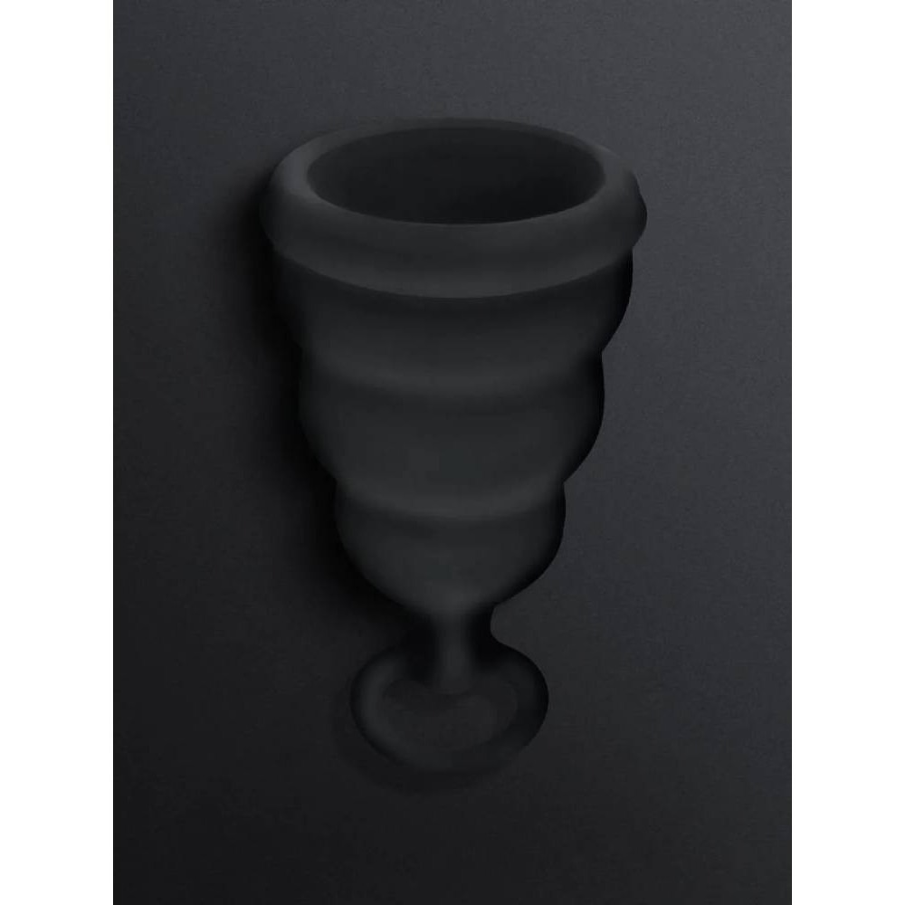 Менструальна чаша Gcup Gvibe, S, чорна, 6 х 3.5 см