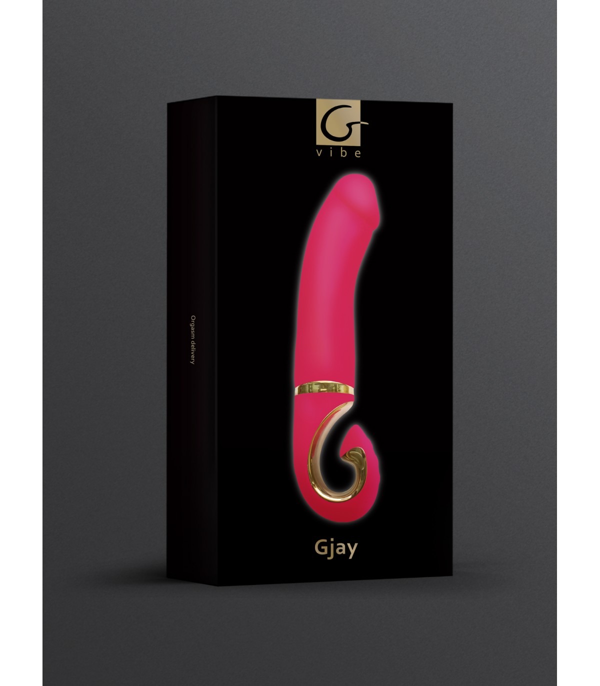 Вібратор нереалістичний Gjay Gvibe, рожевий, 22 см х 3.7 см