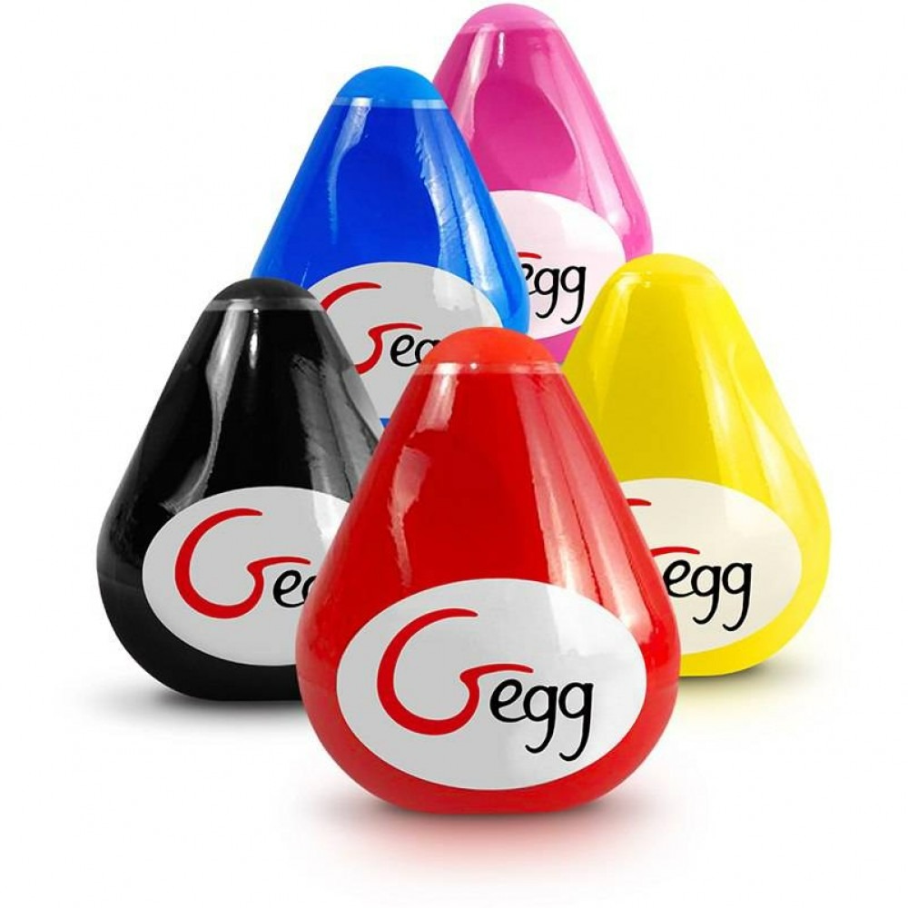 Мастурбатор багаторазовий яйце Gvibe Gegg, чорний (при покупці 3 од., тестер за 1 грн.)