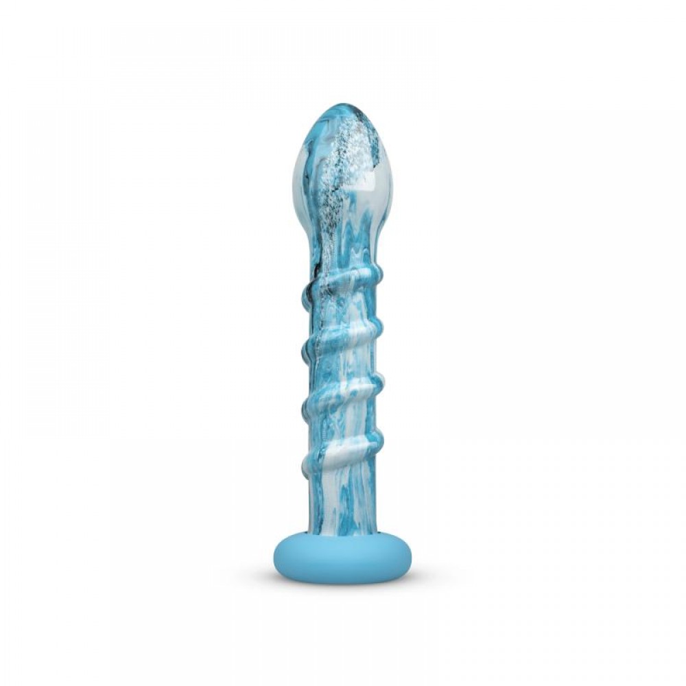 Анальна пробка Gildo - Ocean Wave Glass Dildo