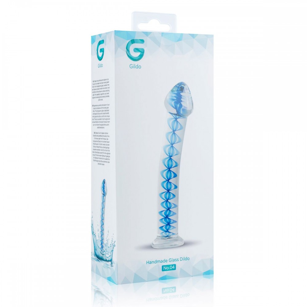 Фалоіммітатор скло Glass Dildo No.04