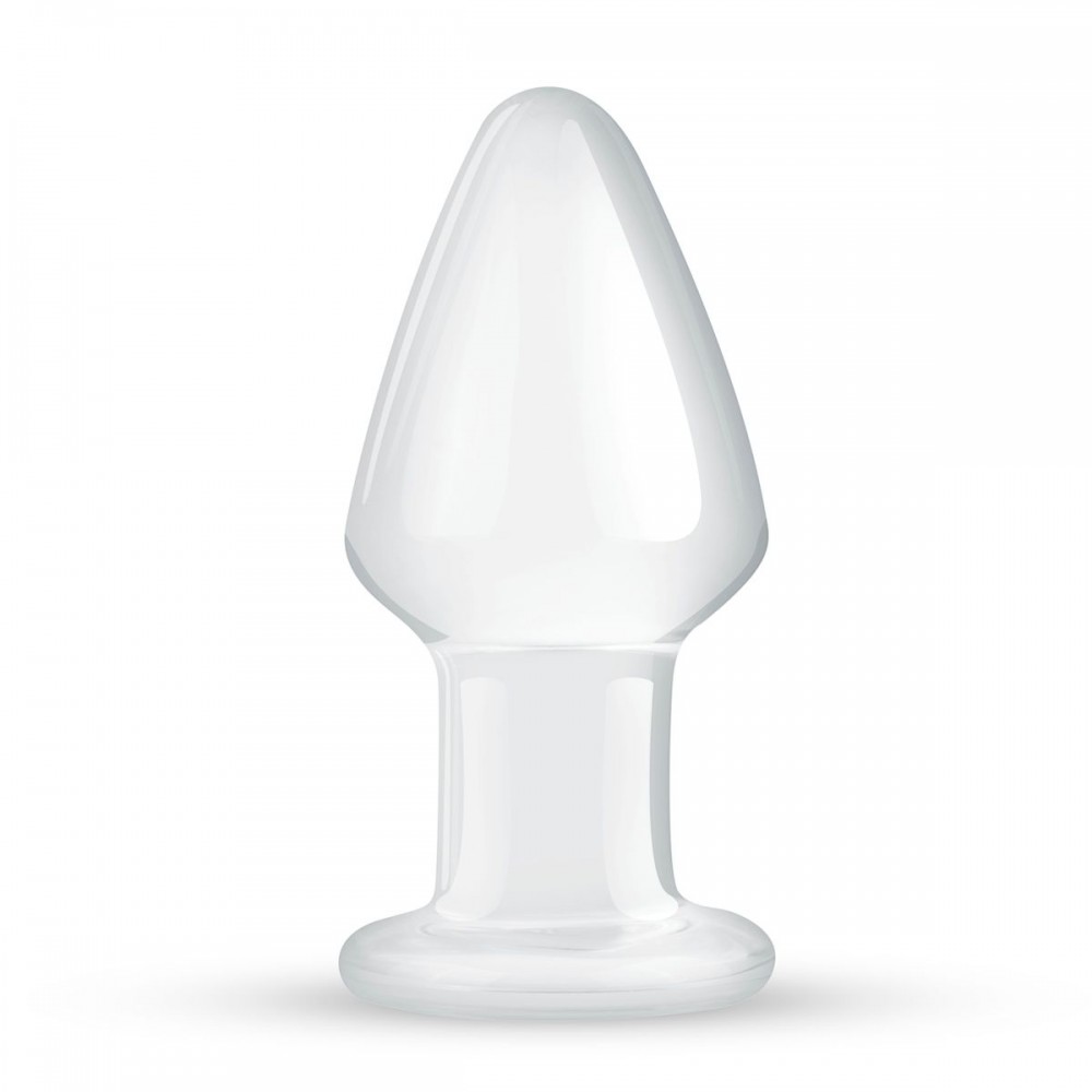 Пробка скло прозора Gildo Glass buttplug No. 25