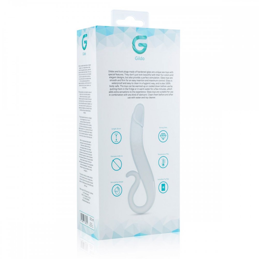 Фалоімітатор скло Gildo Glass Dildo No.14