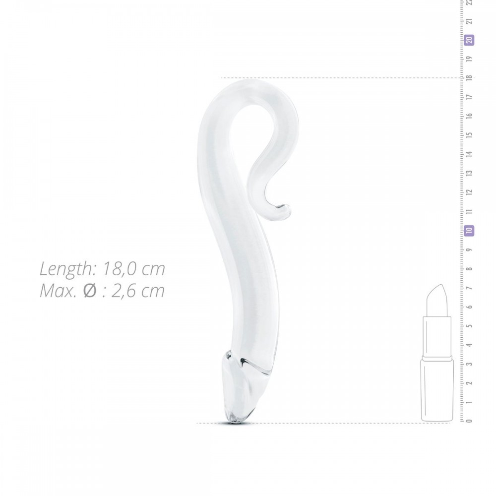 Фалоімітатор скло Gildo Glass Dildo No.14