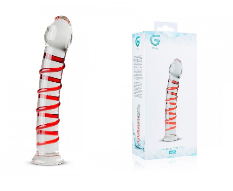 Фалоіммітатор скло Gildo Glass Dildo No.15