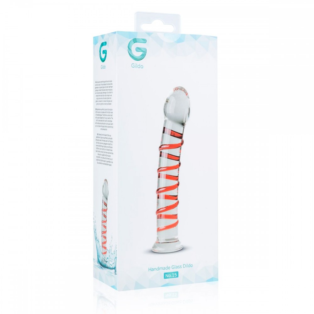 Фалоіммітатор скло Gildo Glass Dildo No.15