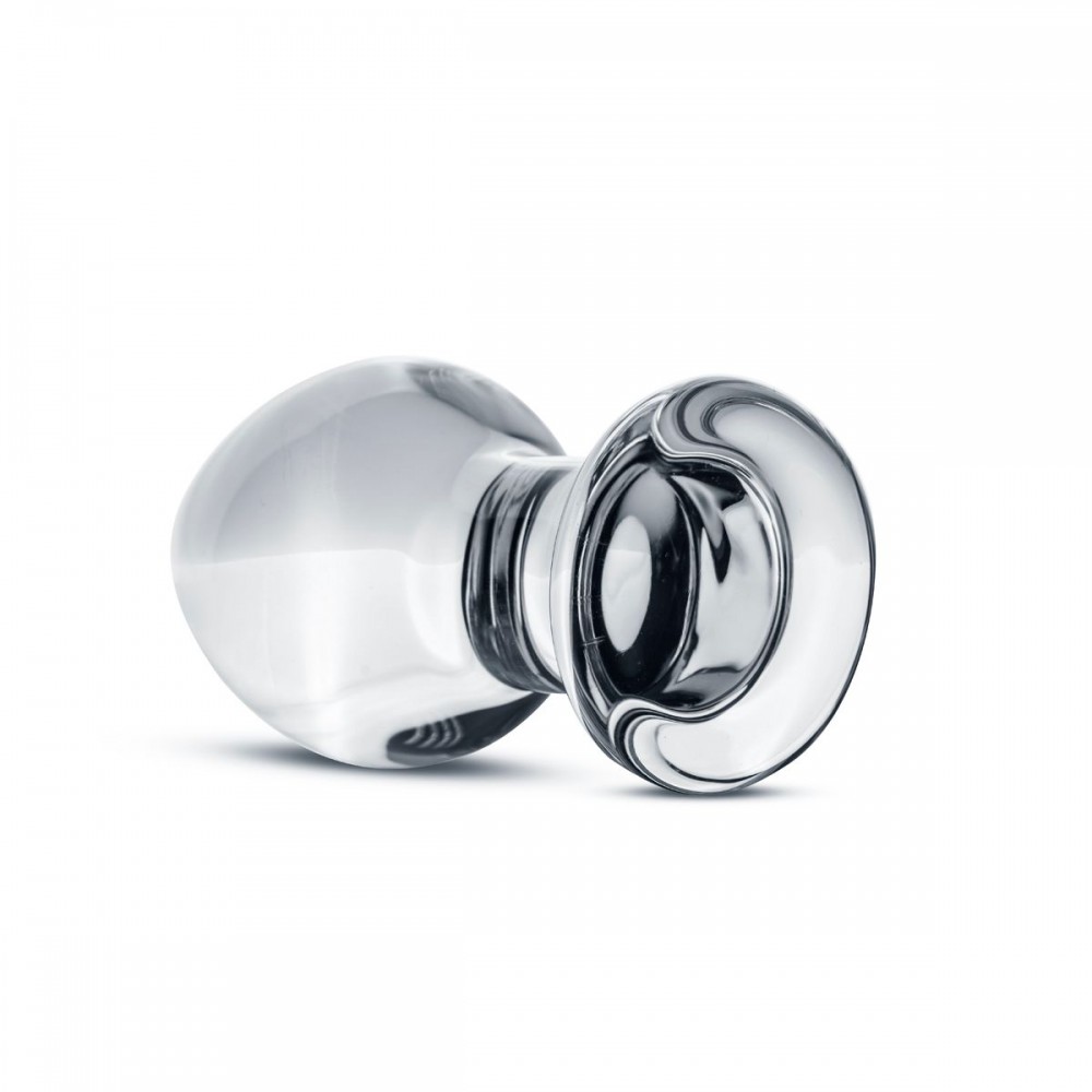 Пробка скло прозора Gildo Glass Buttplug No.26