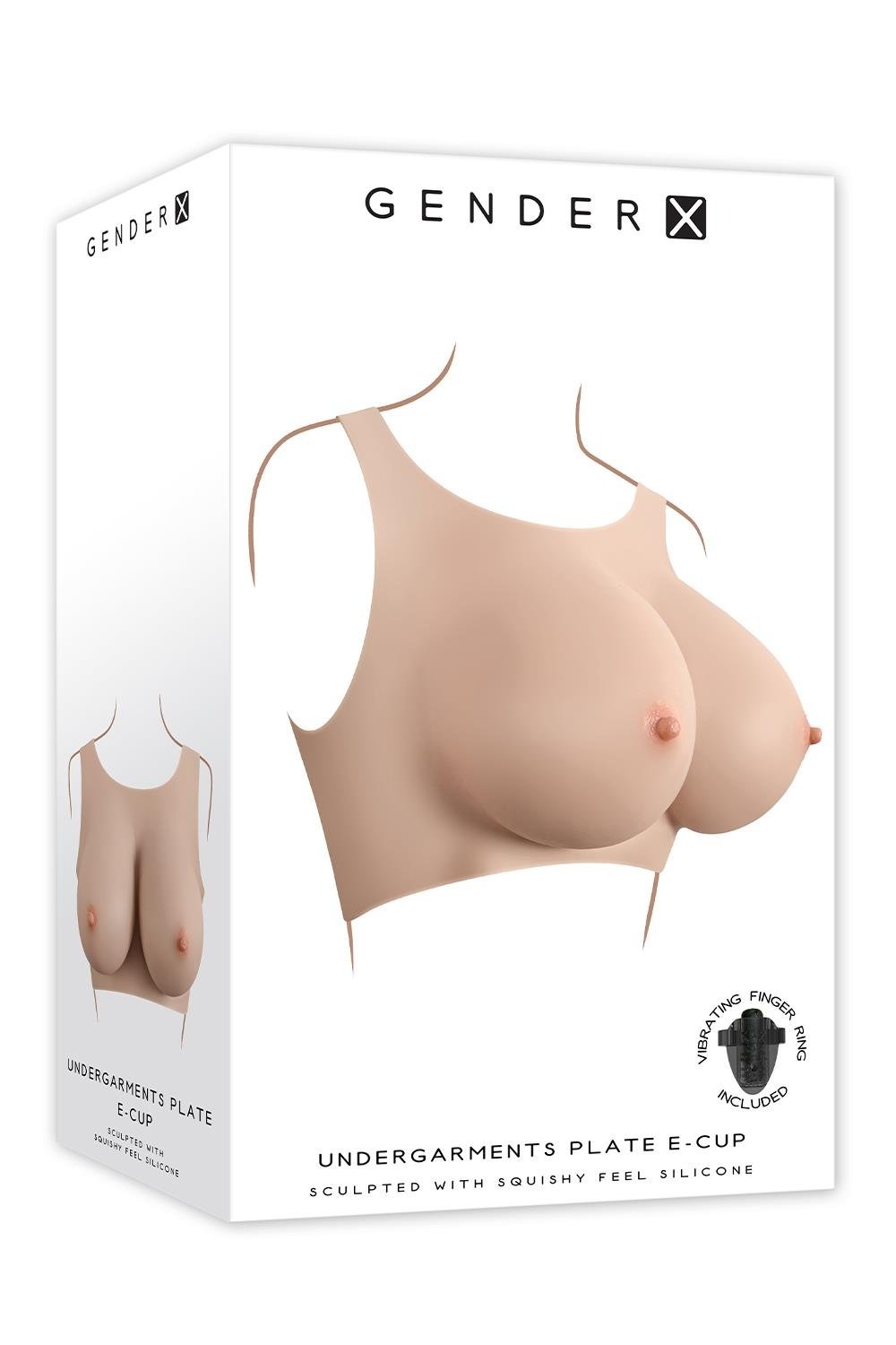 Накладні груди топ Gender X Plate E-Cup, 27.9 см