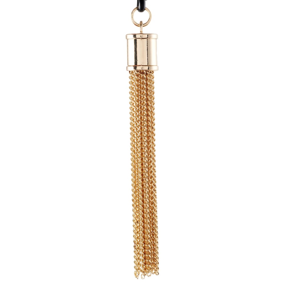 Затискачі для сосків Guilty Pleasure Tassel Tease Clamps, чорно-золоті