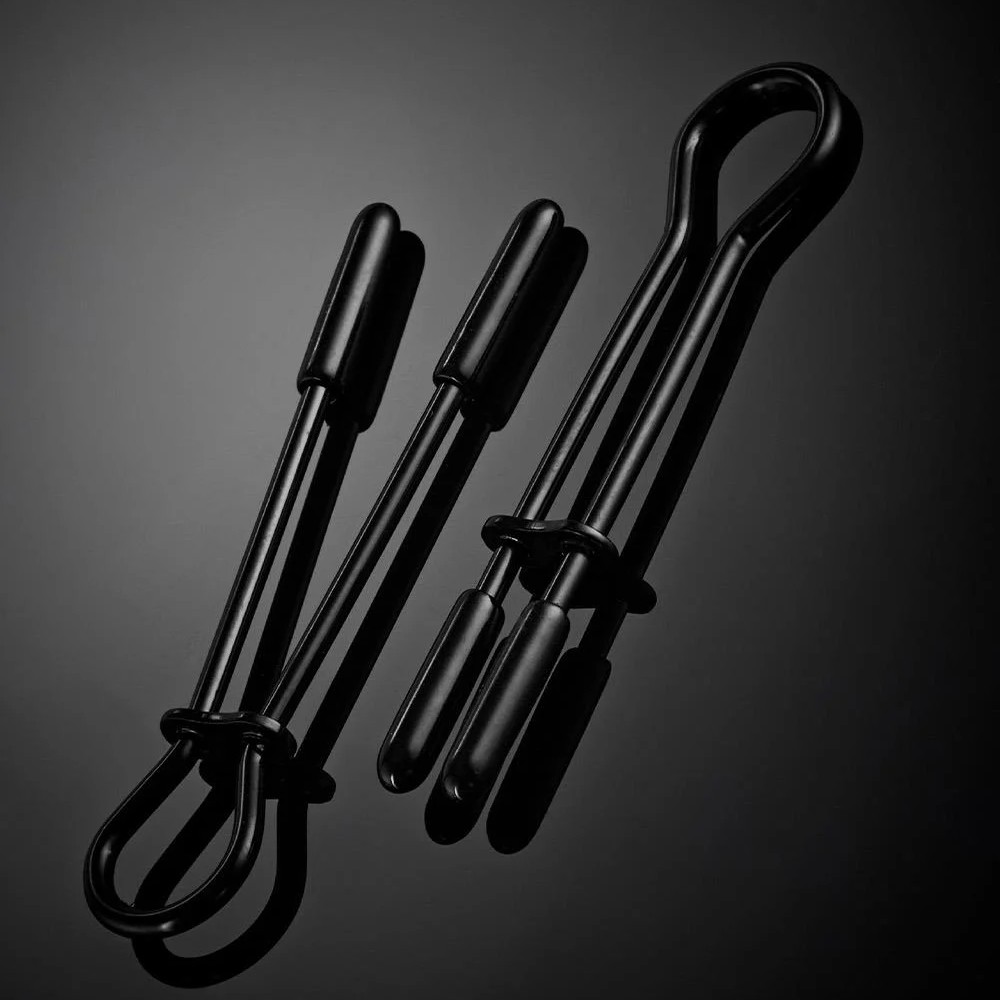 Затискачі для сосків Guilty Pleasure Tassel Tease Clamps, чорно-золоті