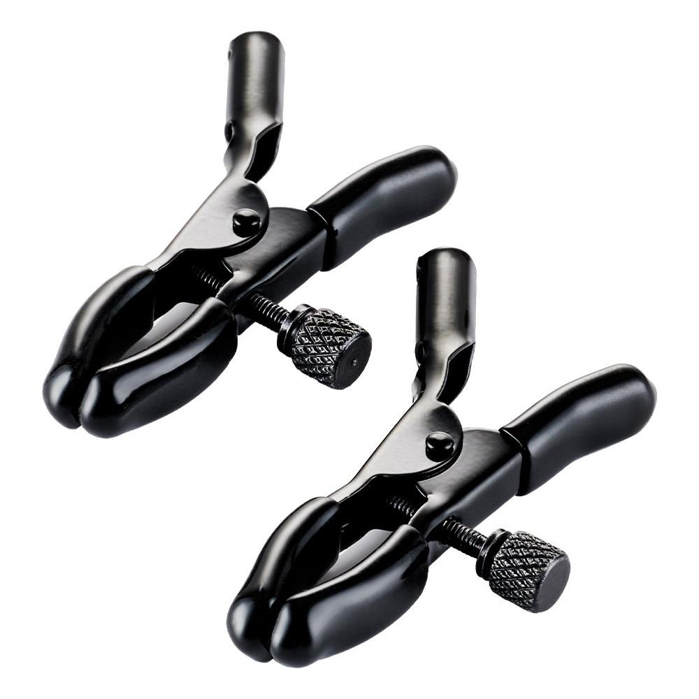 Затискачі для сосків Guilty Pleasure Draped Desire Clamps, чорно-золоті