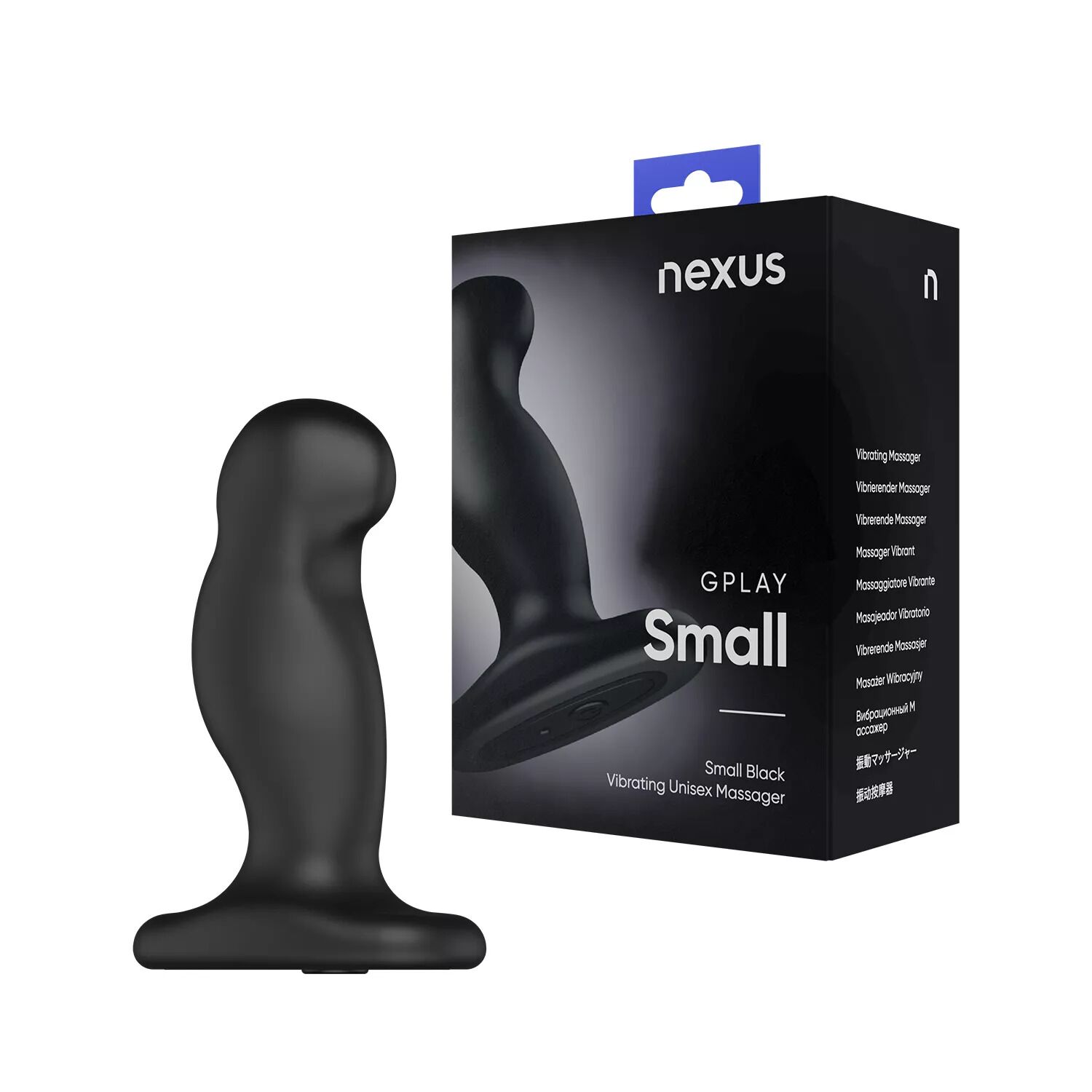 Вибромассажер простаты Nexus G-Play Plus S Black, макс. диаметр 2,3 см, перезаряжаемый