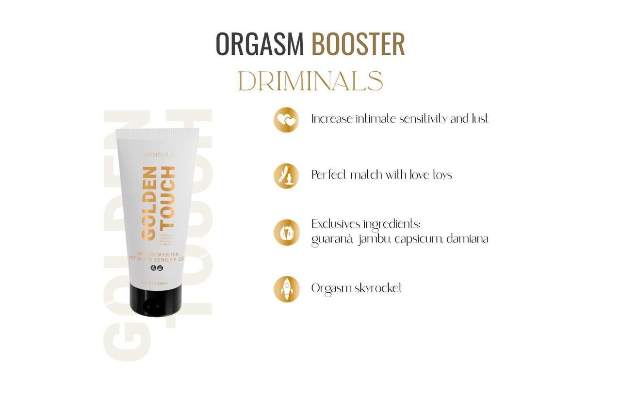 Лубрикант для клітора Driminals Golden Touch Booster оргазм, що посилює, 30 мл