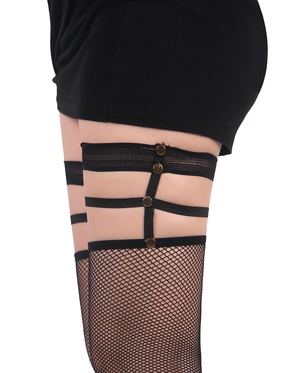 Панчохи в сіточку Star Night Fence Net, чорний