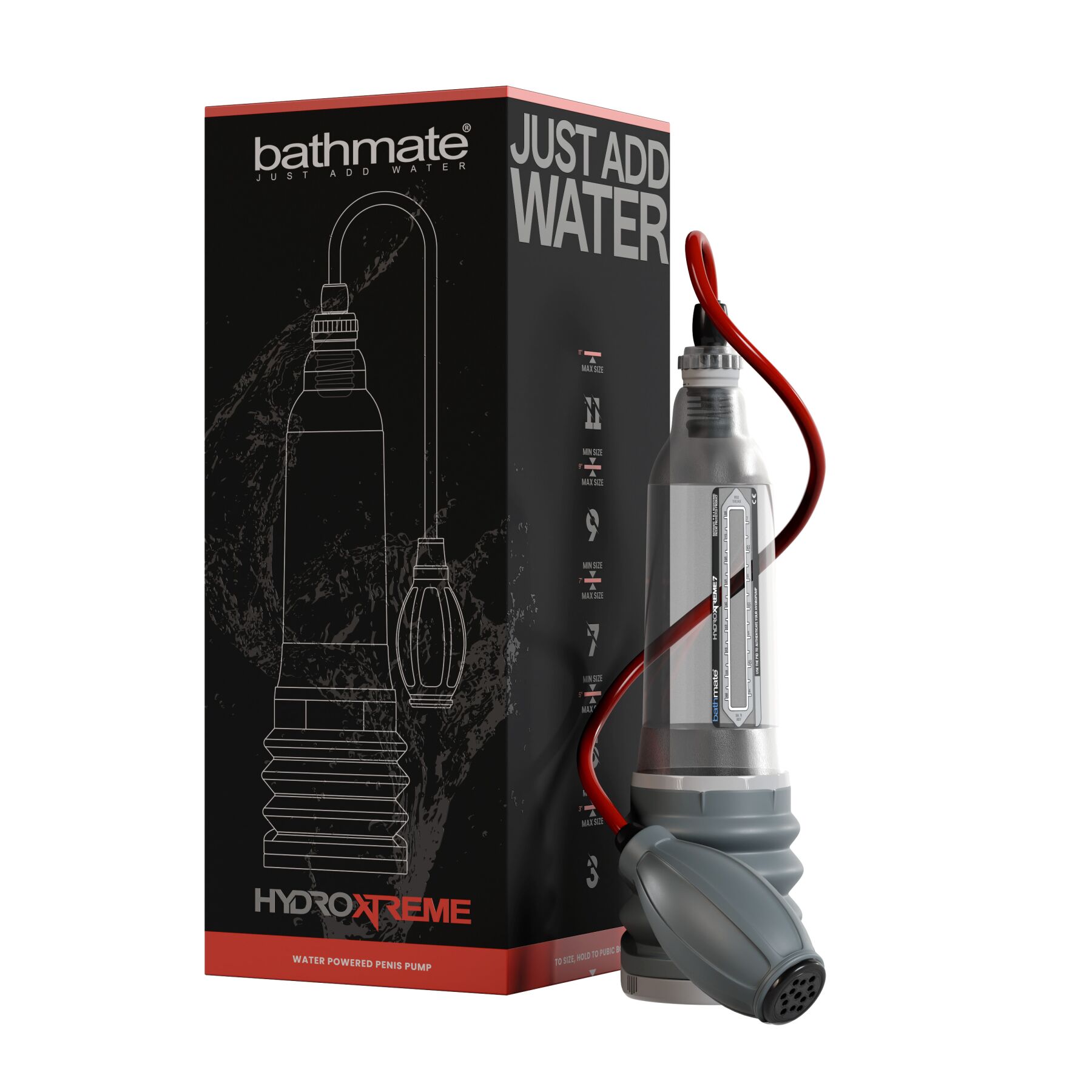 Гидропомпа Bathmate HydroXtreme 7, для члена длиной от 12,5 до 18 см, диаметр до 5,2 см