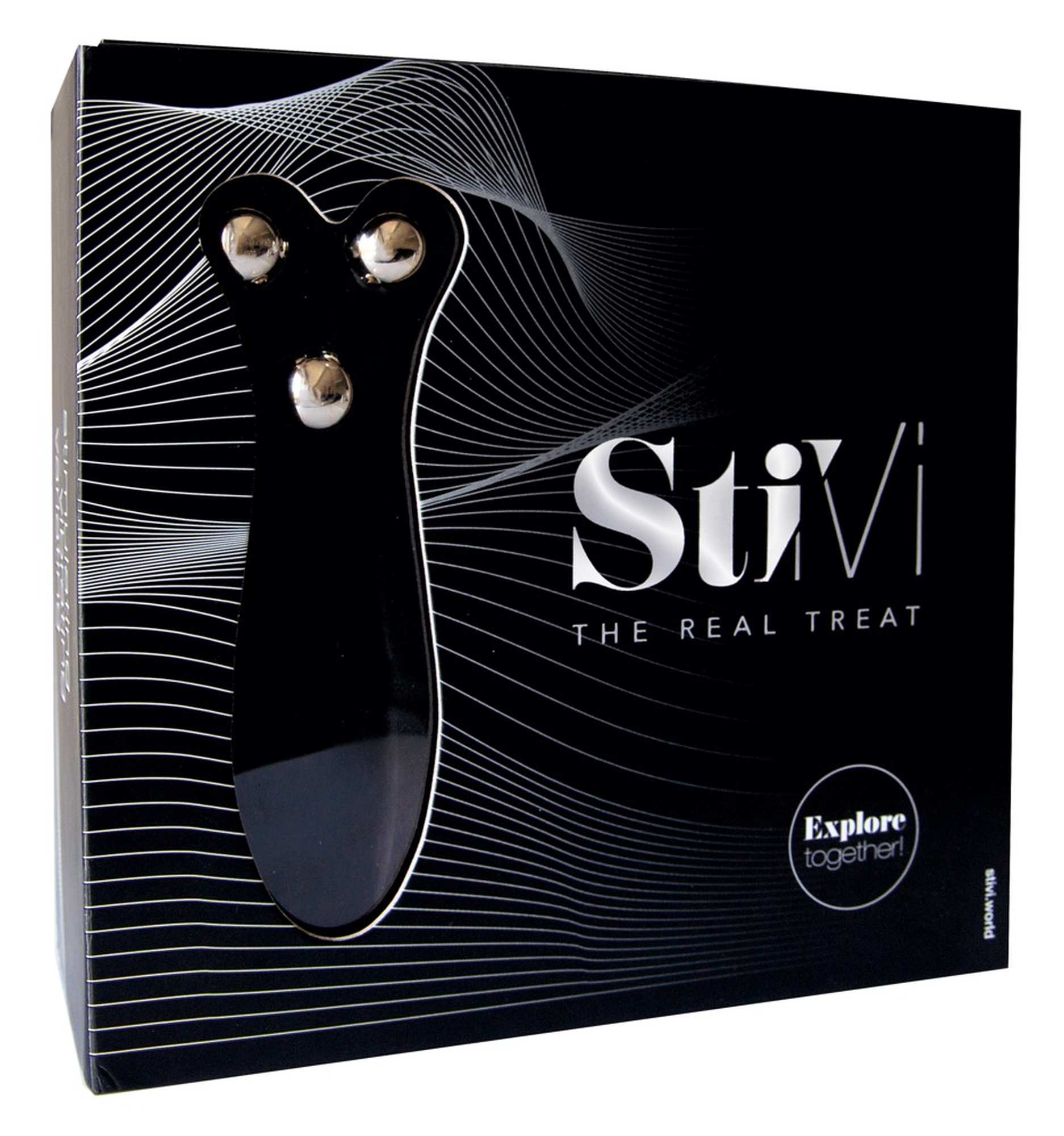 Вібратор для пар StiVi - The Real Threat Partner Vibrator - Black