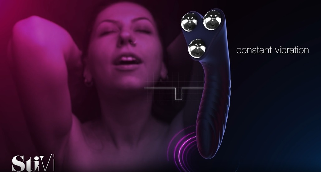 Вібратор для пар StiVi - The Real Threat Partner Vibrator - Black