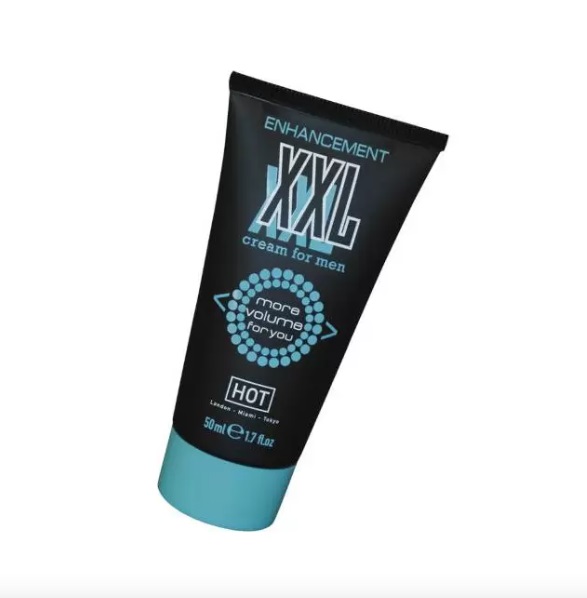Крем ерекційний плюс збільшення об'єму HOT XXL Enhancement Cream for men 50 мл