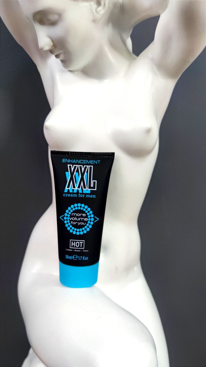 Крем ерекційний плюс збільшення об'єму HOT XXL Enhancement Cream for men 50 мл