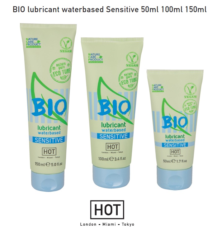 Органічний лубрикант на водній основі Hot Bio Lube Sensitive, 50 мл