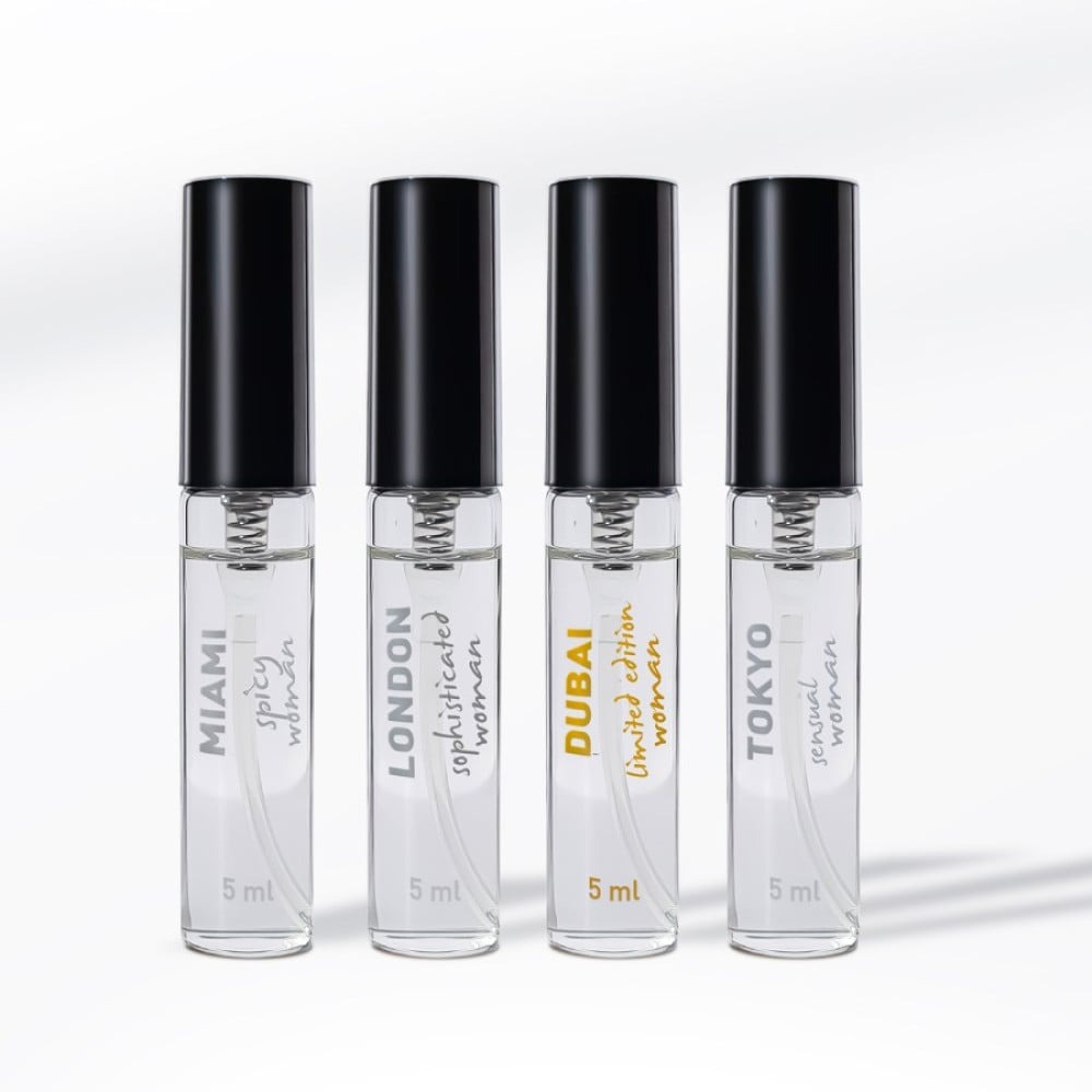 Набір жіночих парфумів з феромонами HOT LMTD Pheromone Perfume Women, 4x5 мл