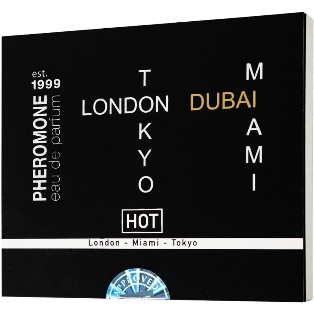 Набір парфумів для чоловіків з феромонами HOT LMTD Pheromone Perfume Мen, 4x5 мл