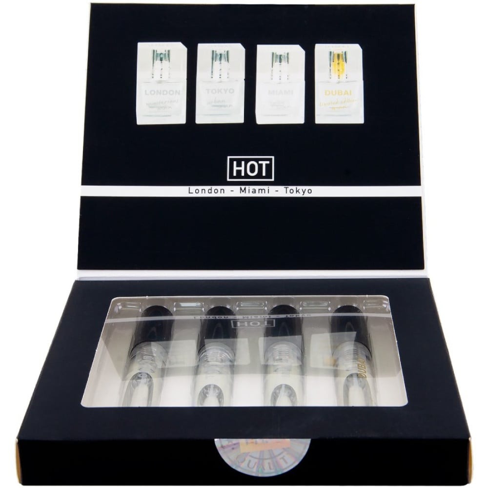 Набір парфумів для чоловіків з феромонами HOT LMTD Pheromone Perfume Мen, 4x5 мл