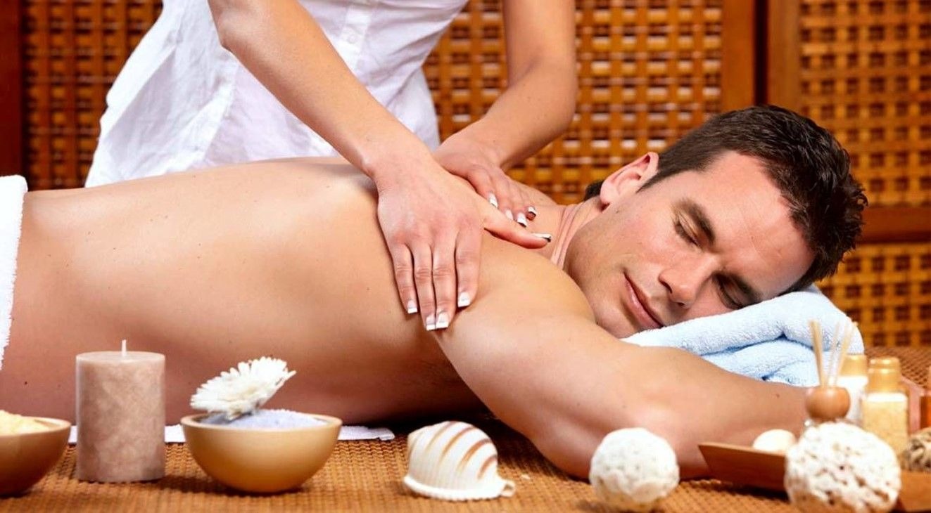 Чоловіче масажне масло SHIATSU Masculine Бурштин та Евкаліпт, 100 мл