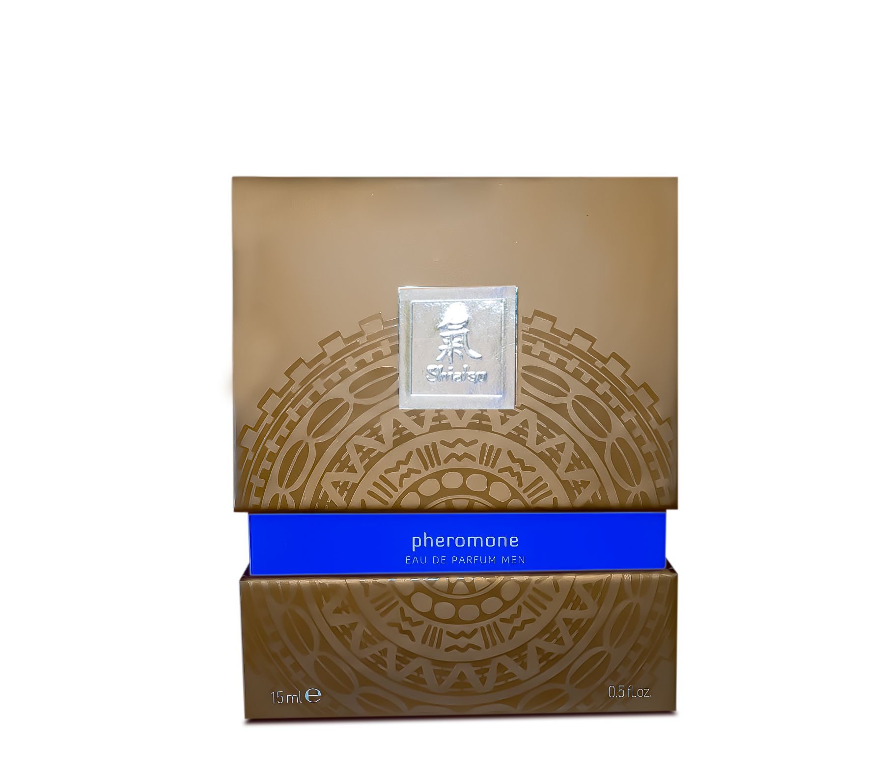 Духи з феромонами чоловічі SHIATSU Pheromone Fragrance men darkblue, 15 мл
