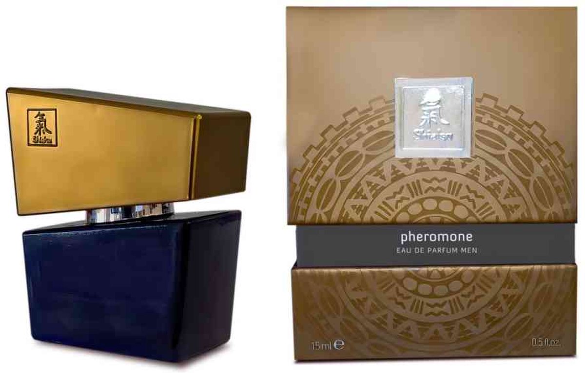 Духи з феромонами чоловічі SHIATSU Pheromone Fragrance men grey, 15 мл
