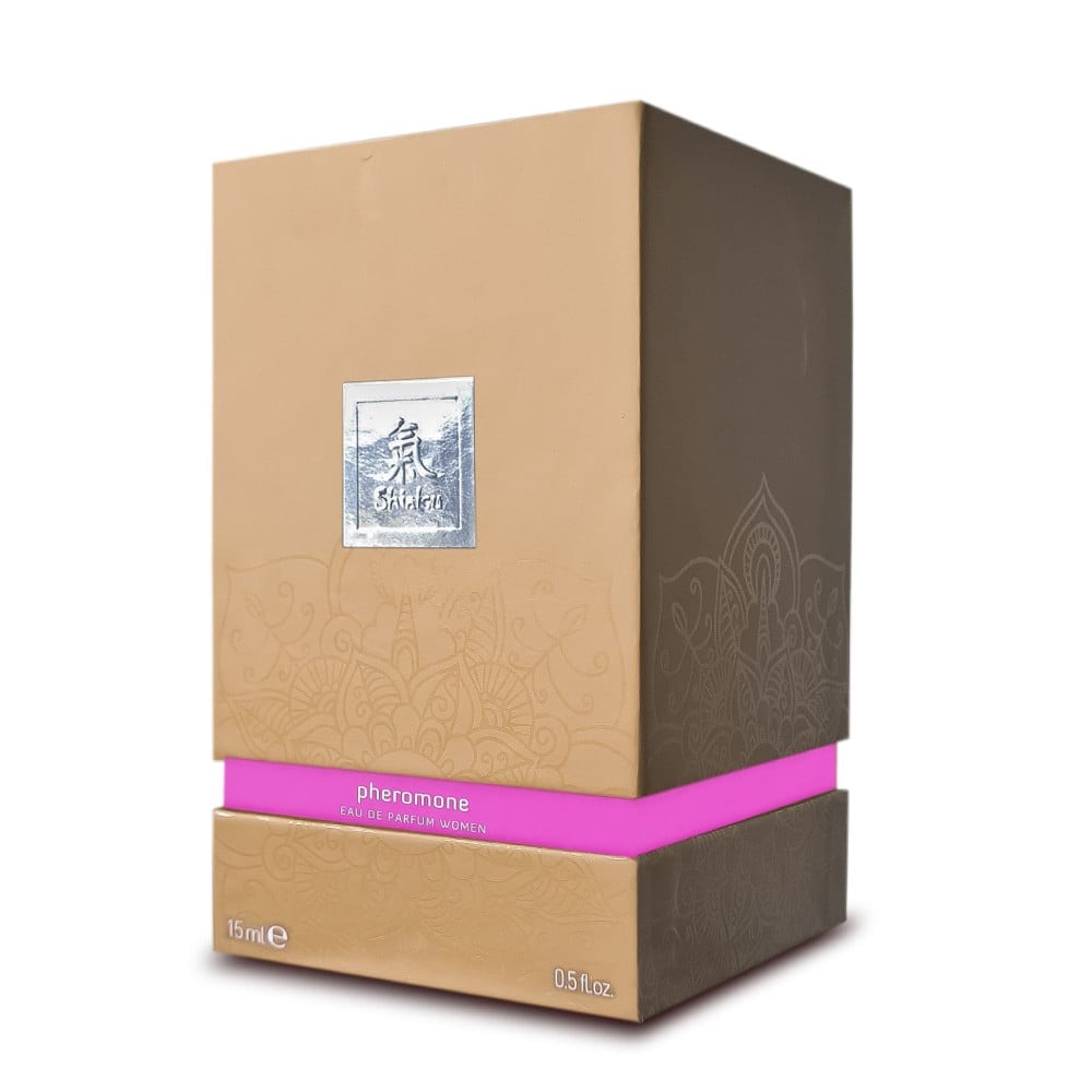 Духи з феромонами жіночі SHIATSU Pheromone Fragrance women pink, 15 мл