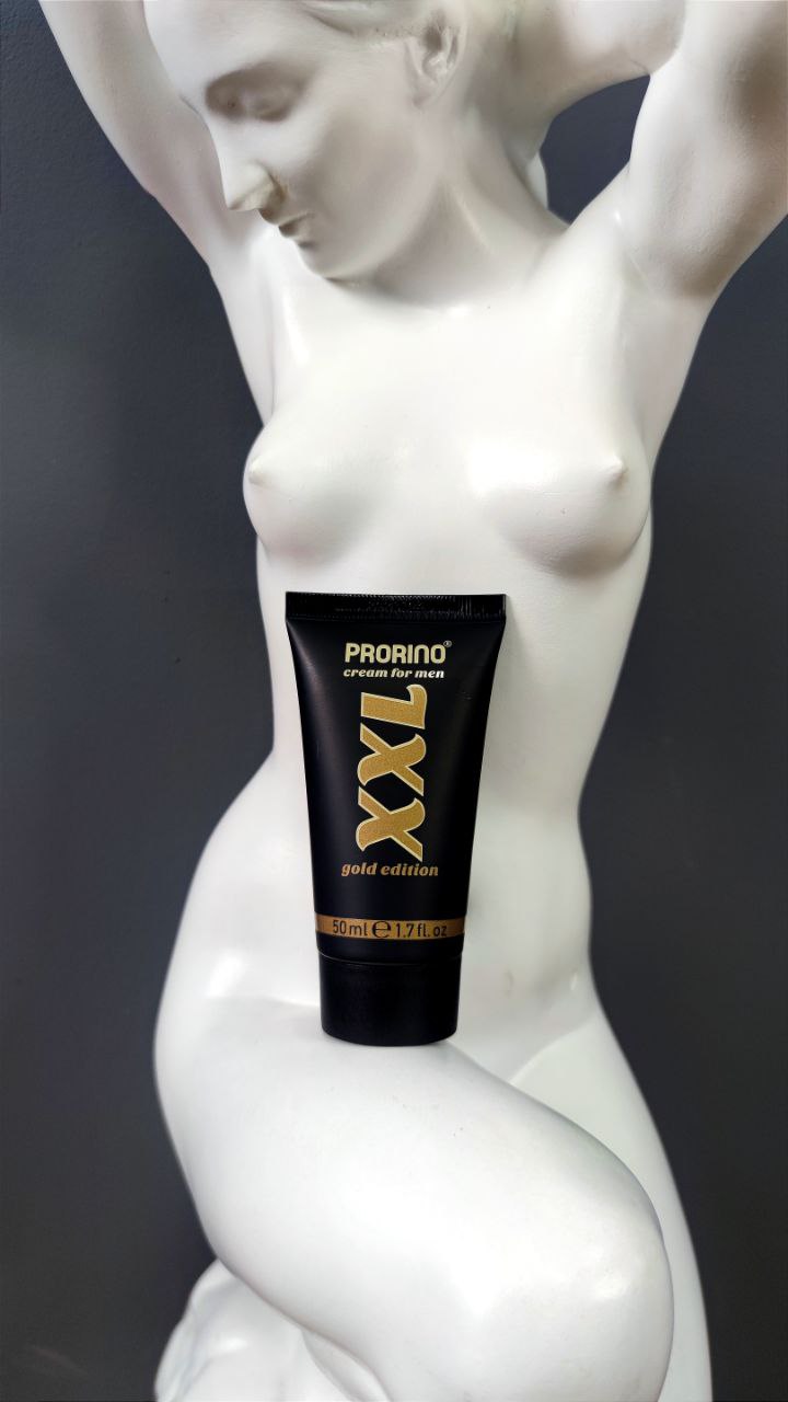 Ерекційний крем збільшує об'єм HOT PRORINO XXL Cream for men - gold edition 50 ml