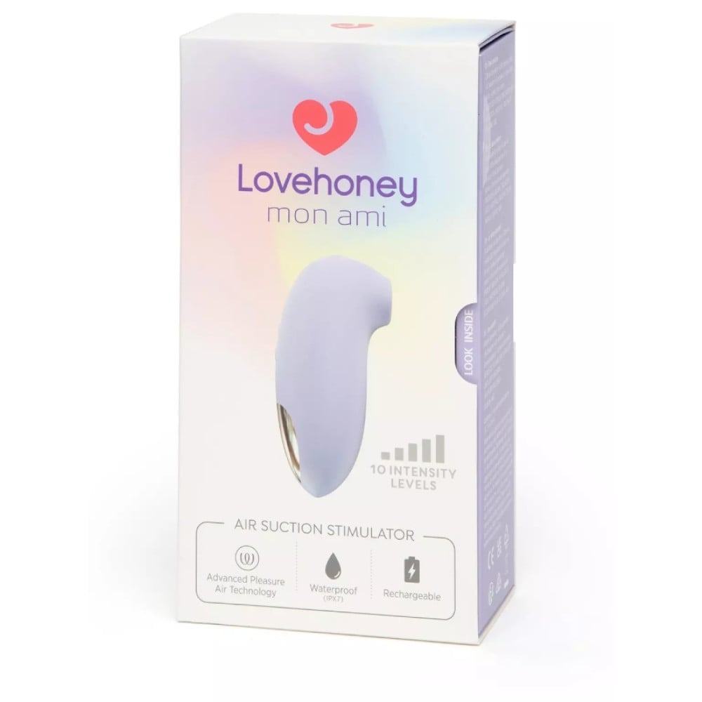Вакуумний стимулятор клітора Lovehoney Mon Ami Pleasure Air, фіолетовий