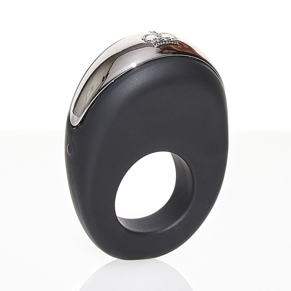 Кольцо на пенис с клиторальной стиммуляцией Hot Octopuss Atom Cock Ring Clitoral Stimulator, черное