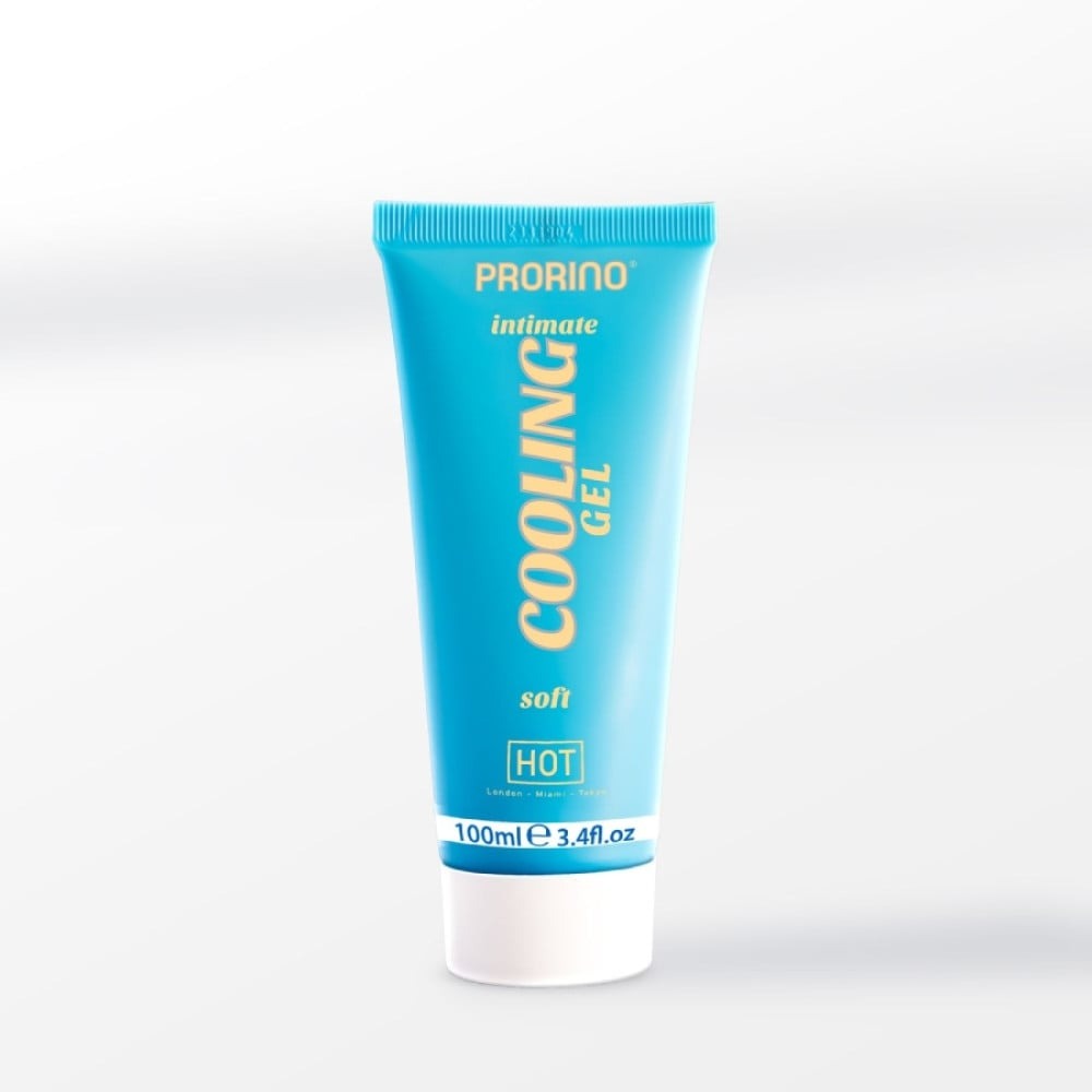 Лубрикант HOT PRORINO Cooling Gel з ефектом охолодження, 100 мл