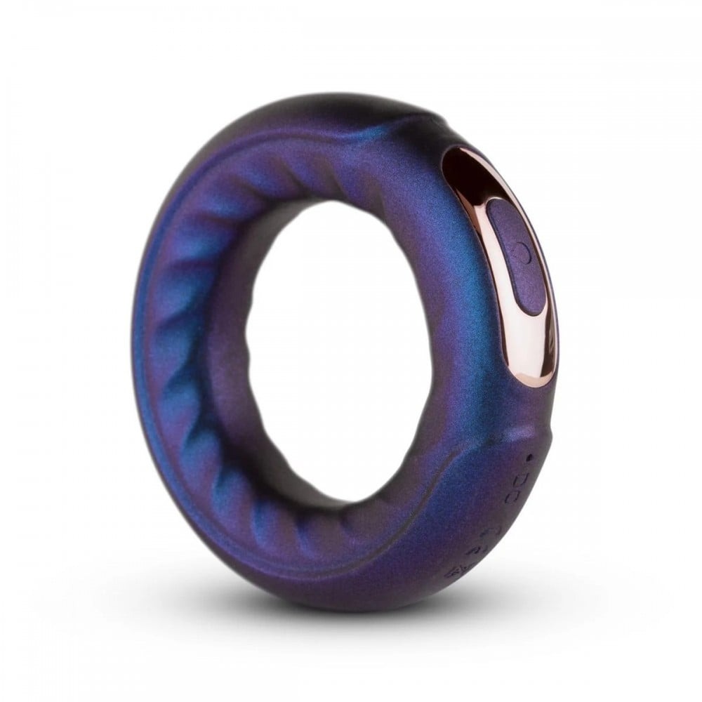 Ерекційне кільце з вібрацією Hueman Saturn Vibrating Cock/Ball Ring