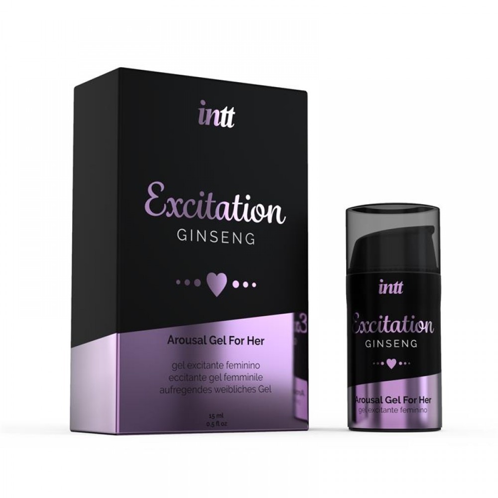 Возбуждающий гель с эффектом вибрации Intt Excitation, 15 мл