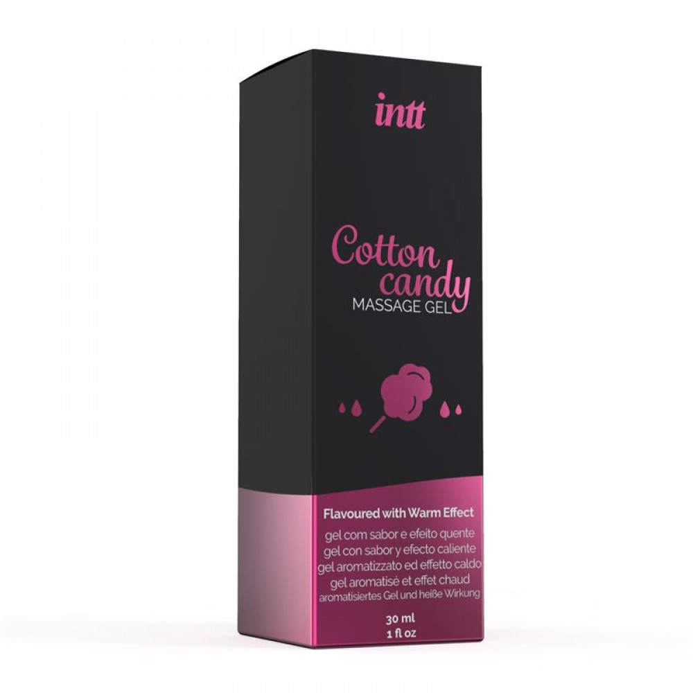 Їстівний масажний гель для інтимних зон Intt Cotton Candy (30 мл)