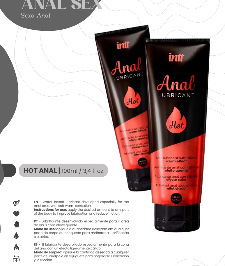 Лубрикант анальний Intt Anal Lubricant з ефектом розігріву, 100 мл