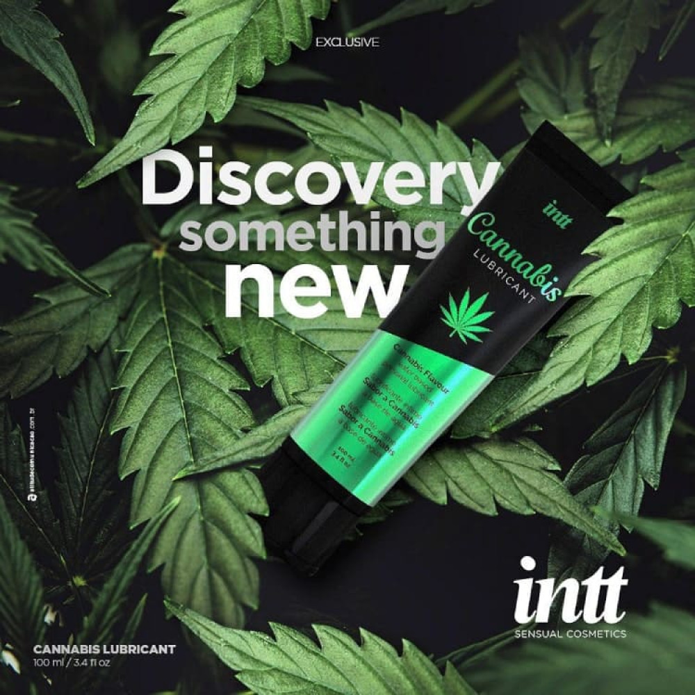 Лубрикант Intt Cannabis, 100 мл, на водній основі