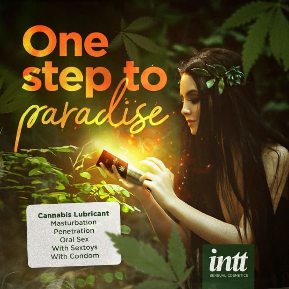 Лубрикант Intt Cannabis, 100 мл, на водній основі
